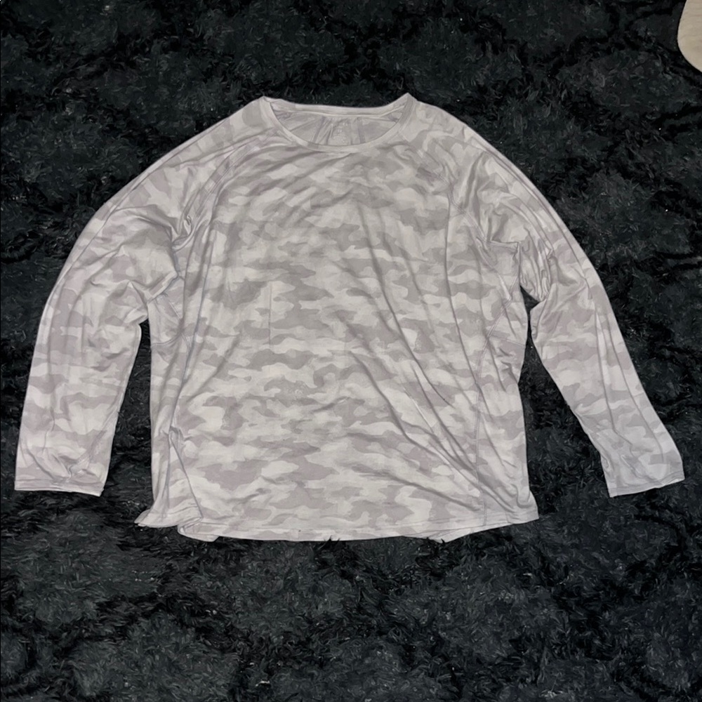 Tek Gear Gray Relaxed 3/4 Sleeve Hoodie - Picture 3 of 3